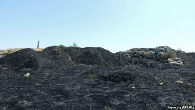 Крим, пожежа, Керч, анексія Крим, пожежа, Керч, анексія