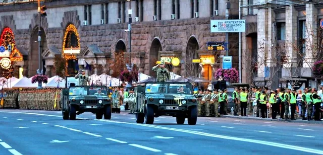 Репетиція військового параду до Дня Незалежності у Києві