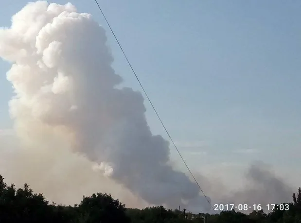 Пожежа в окупованому Донецьку