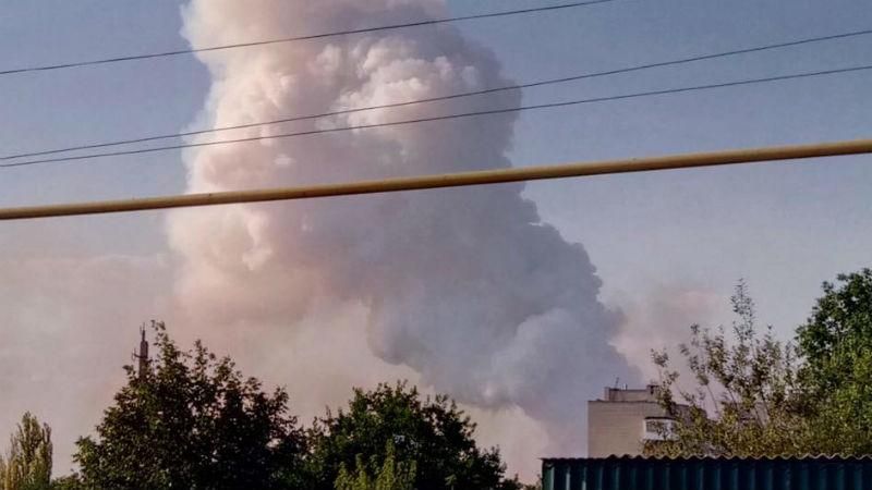 В оккупированном Донецке вспыхнул серьезный пожар