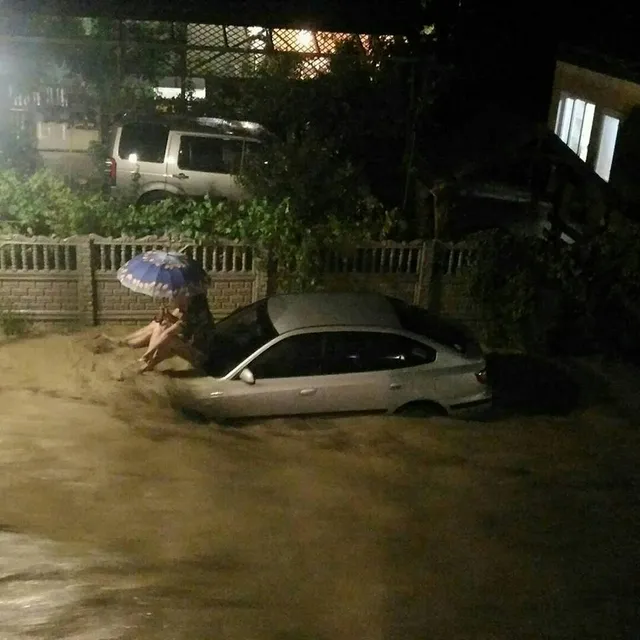 Наслідки негоди в окупованому Судаку Наслідки негоди в окупованому Судаку