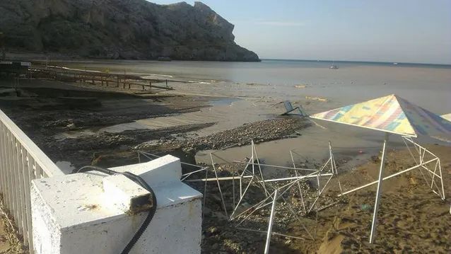 Наслідки негоди в окупованому Судаку Наслідки негоди в окупованому Судаку