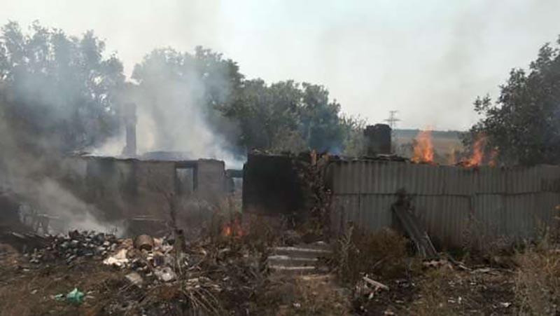 За сутки Пески превратились в пепелище За сутки Пески превратились в пепелище