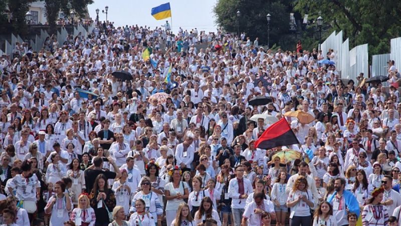 Одесситы замахнулись на установление патриотического рекорда