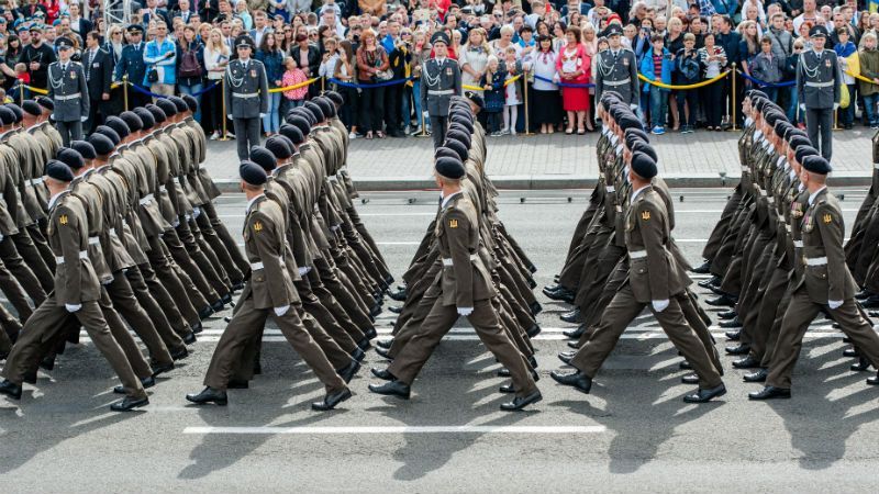 Военный парад в Киеве: самые эффектные фото