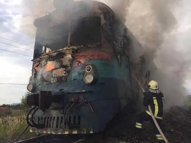 Загорання сталось у моторному відсіку