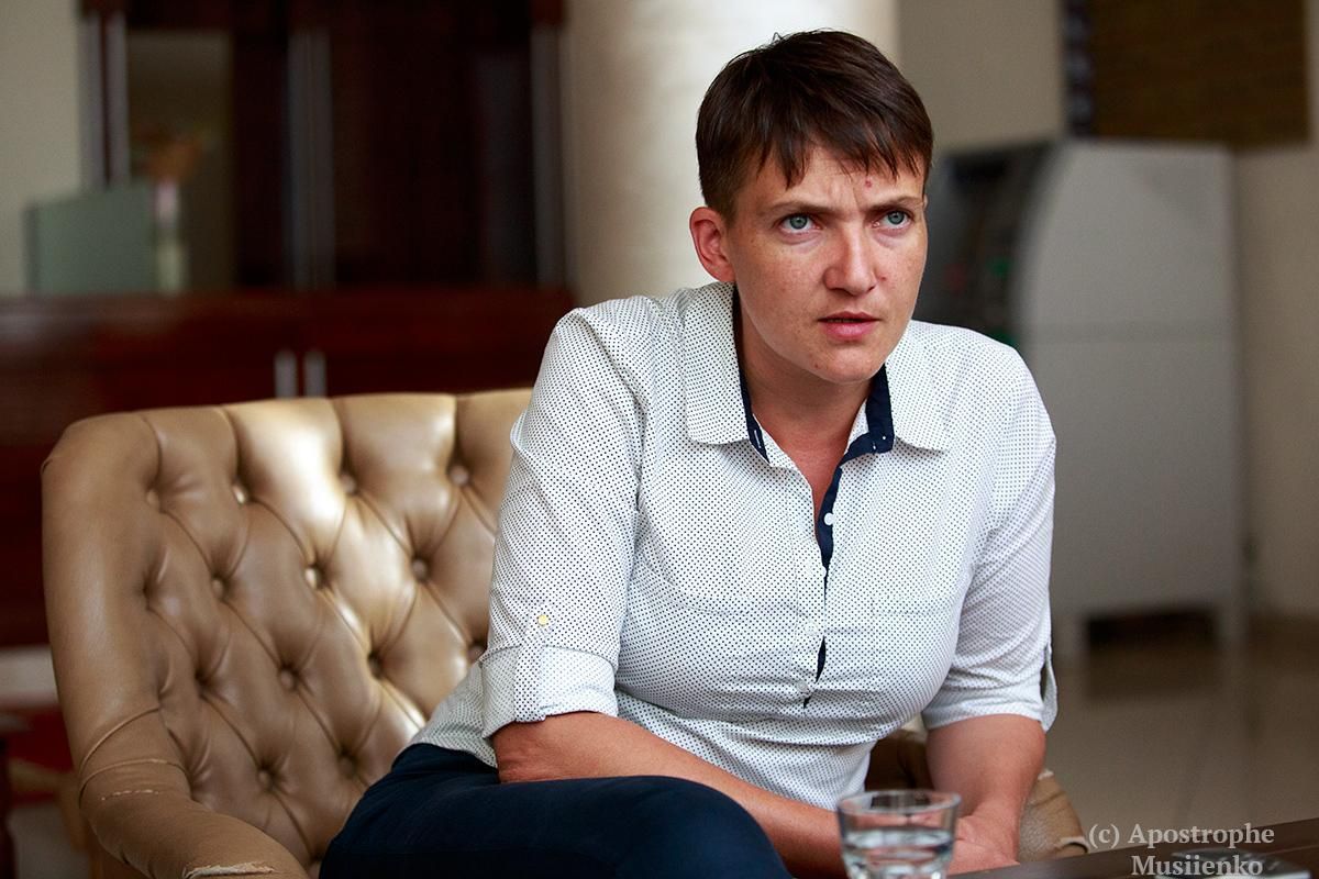 Савченко здивувала "генеральським" вбранням