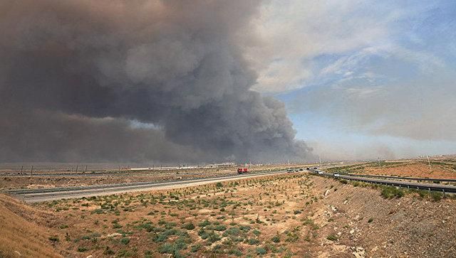 Мощный взрыв прогремел на складе с оружием в Азербайджане: жуткие кадры Мощный взрыв прогремел на складе с оружием в Азербайджане: жуткие кадры