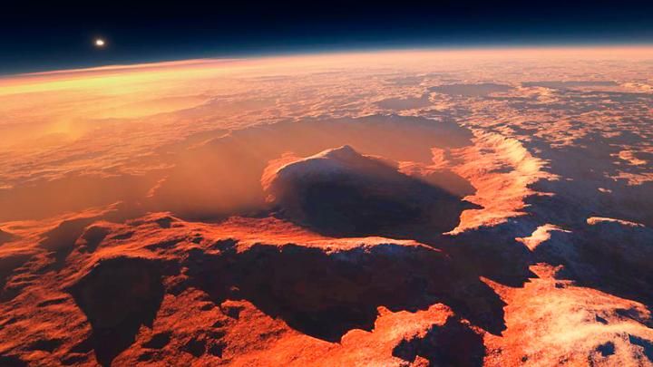 Зима на Марсе: NASA показало снимок снежных дюн