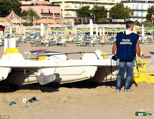Напад на туристів в Італії. Фото з місця злочину 