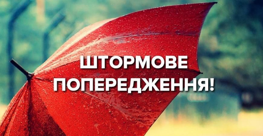 Синоптики попередили про сильні зливи та грози у кількох областях України Синоптики попередили про сильні зливи та грози у кількох областях України