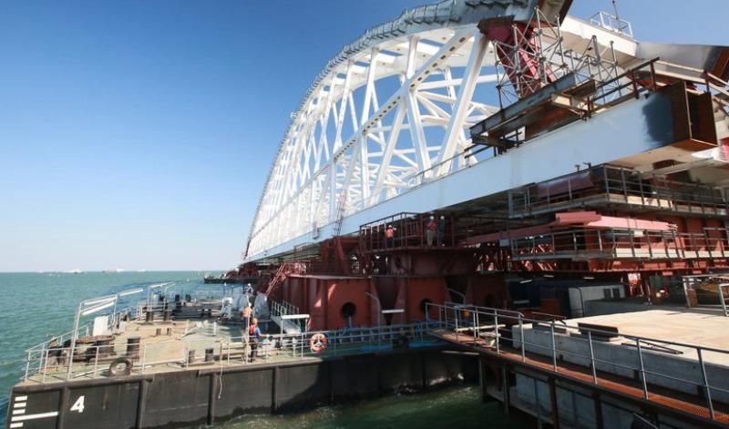 Керченський міст: з'явилися нові фото з будівництва Керченський міст: з'явилися нові фото з будівництва