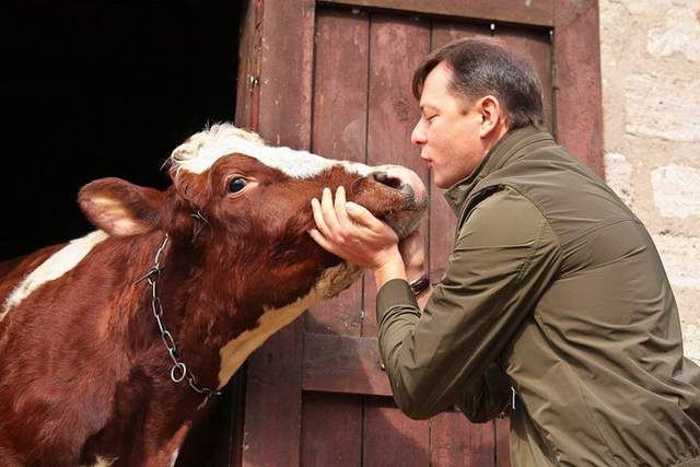 "Ляшко з тьолками": радикал показав нове фото з коровами