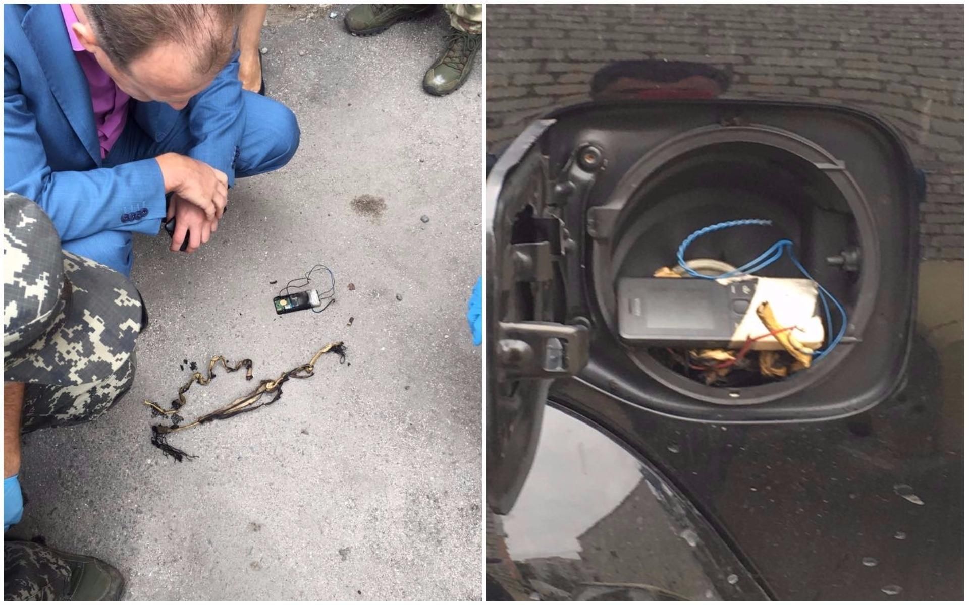 Депутат знайшов у своєму авто вибухівку: з'явилися фото