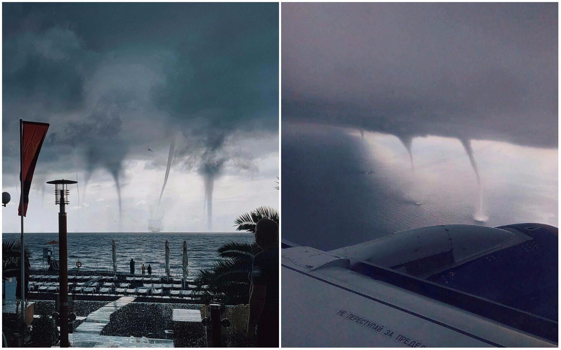 Поблизу російського Сочі пронеслися одразу дев'ять смерчів: моторошні фото
Поблизу російського Сочі пронеслися одразу дев'ять смерчів: моторошні фото