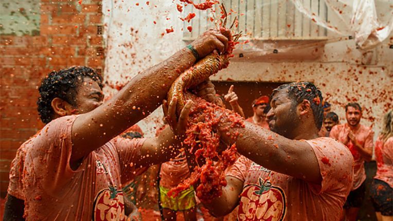 В Іспанії відбулися масштабні "криваві" бої: шокуючі фото В Іспанії відбулися масштабні "криваві" бої: шокуючі фото