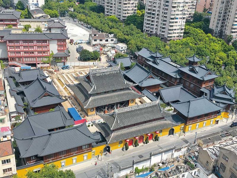 У Шанхаї планують перенести на 30 метрів будівлю Храму Нефритового Будди 
