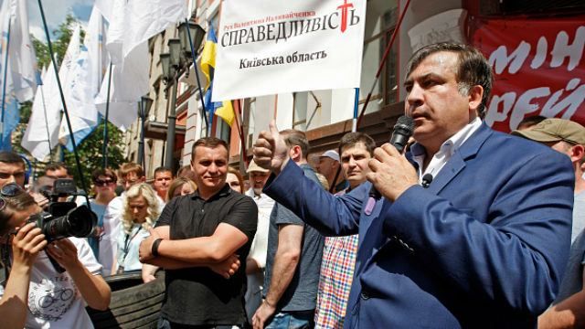 Саакашвілі провокує повстання в Україні, – швейцарське видання Саакашвілі провокує повстання в Україні, – швейцарське видання