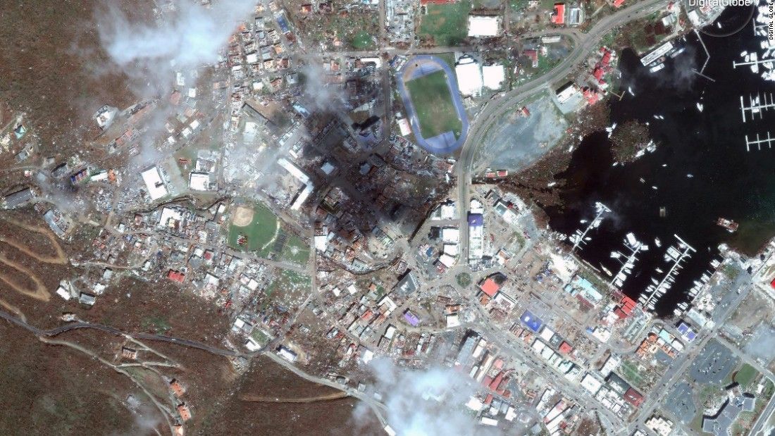 Супутники показали наслідки урагану "Ірма" у Карибському морі: моторошні фотопорівняння