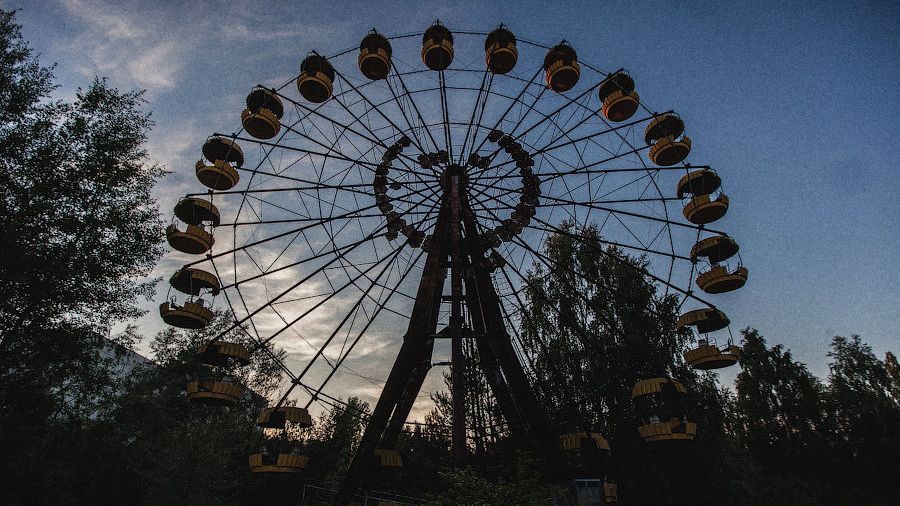 "Чертово колесо" поляки запустили в Припяти: видео "Чертово колесо" поляки запустили в Припяти: видео