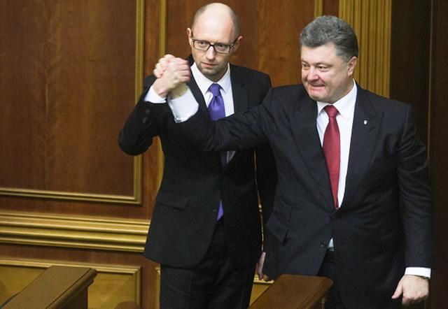 Партии Порошенко и Яценюка планируют объединиться, – СМИ Партии Порошенко и Яценюка планируют объединиться, – СМИ