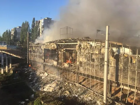 Пожежу на Борщагівці в Києві загасили