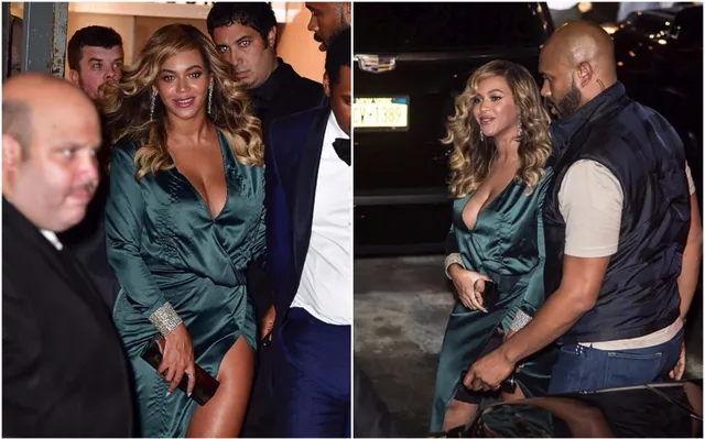 Бейонсе вперше з'явилася на публіці після пологів Бейонсе вперше з'явилася на публіці після пологів