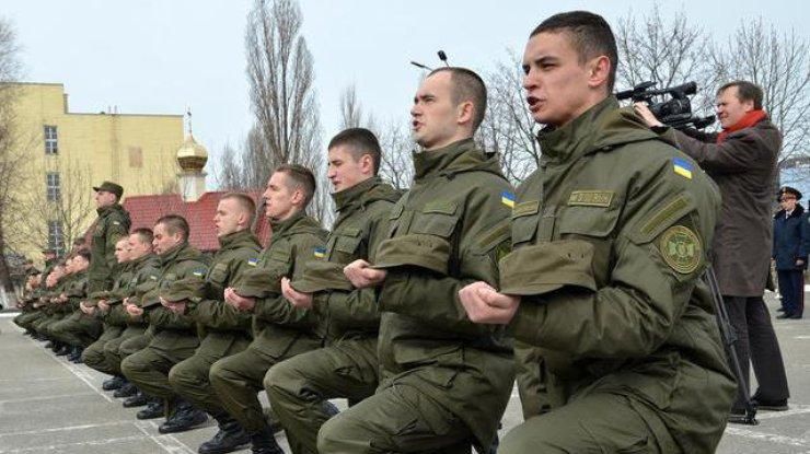 Под Киевом проходят учения резервистов Нацгвардии