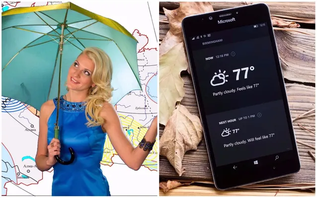 Телевізійний прогноз погоди vs смартфон 