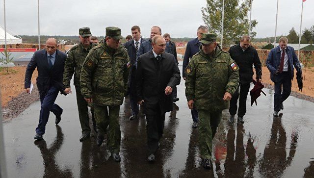 Запад 2017: Путин прибыл на военные учения России и Беларуси Запад 2017: Путин прибыл на военные учения России и Беларуси