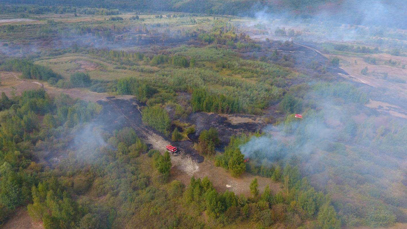 Надзвичайну ситуацію оголошено на Черкащині: горять торф'яні поля