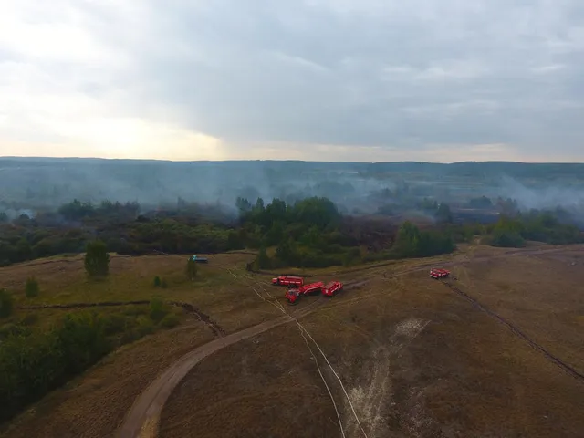 На Черкащині оголошено надзвичайну ситуацію – горять торф'яні поля