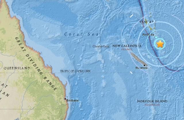 Землетрясение в Тихом океане 2017: магнитуда толчков 6,4 балла