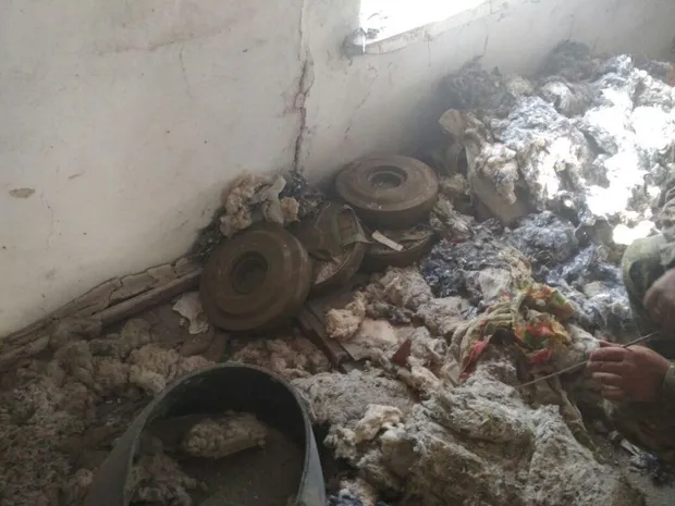 На Донеччині виявлено сховок з російською зброєю На Донеччині виявлено сховок з російською зброєю