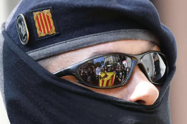 Прихильник референдуму в Каталонії