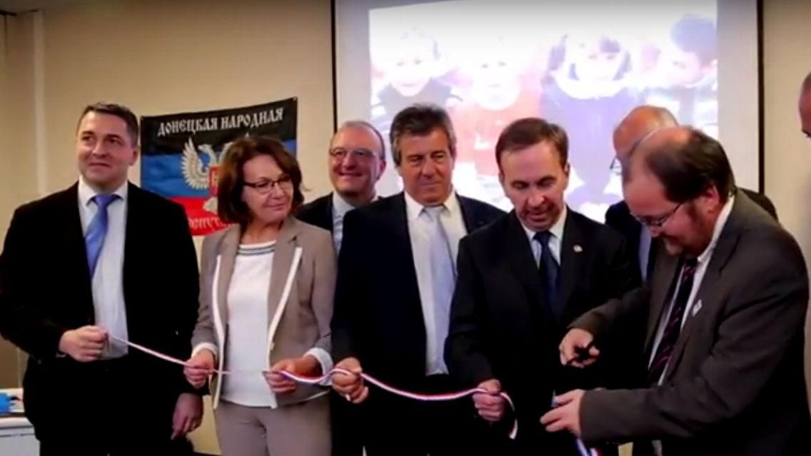 Боевики "ДНР" открыли "представительство" во Франции Боевики "ДНР" открыли "представительство" во Франции