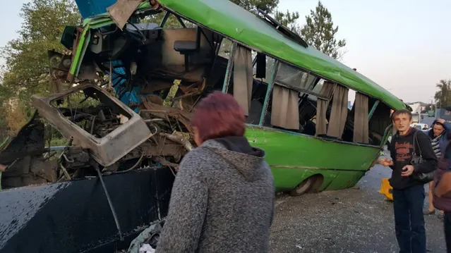 Жахлива аварія з автобусом на Харківщині
