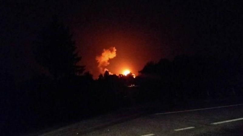 Взрывы в Калиновке на складах: количество эвакуированных