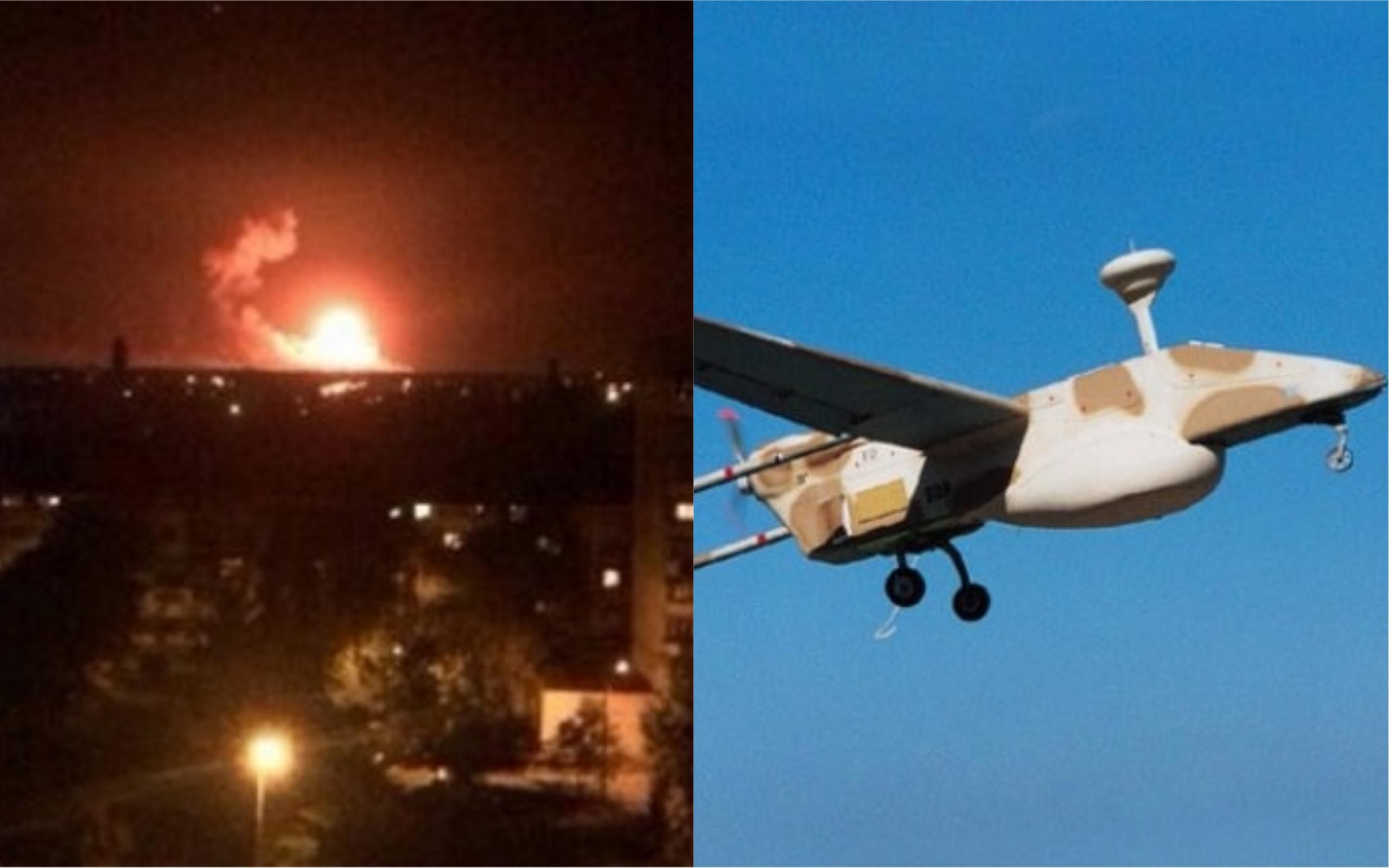 Взрывы в Калиновке: диверсию на склады совершили с беспилотника Взрывы в Калиновке: диверсию на склады совершили с беспилотника