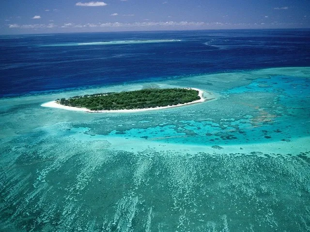 Великий бар'єрний риф в Кораловому морі 