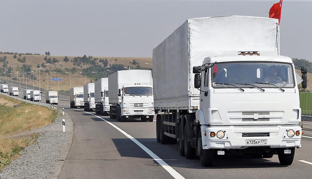 Росія відправила на окупований Донбас 69-й "гумконвой" Росія відправила на окупований Донбас 69-й "гумконвой"