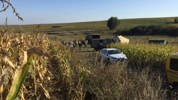 В сети показали, как выглядит место падения самолета ВСУ на Хмельнитчине: видео