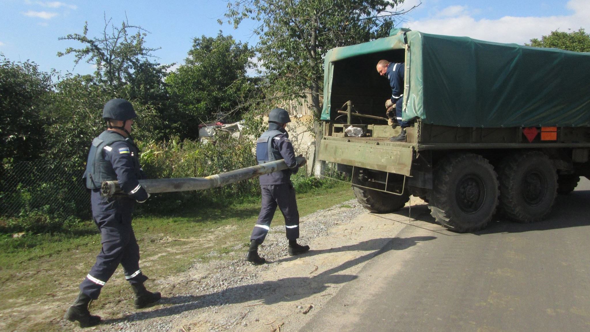 В Калиновке прекратились взрывы боеприпасов