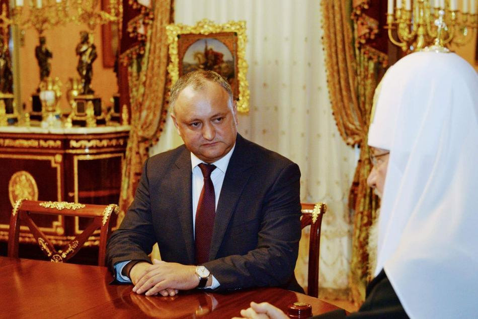 Патриарх Кирилл сказал, что моя власть дана Богом, – президент Молдовы Патриарх Кирилл сказал, что моя власть дана Богом, – президент Молдовы