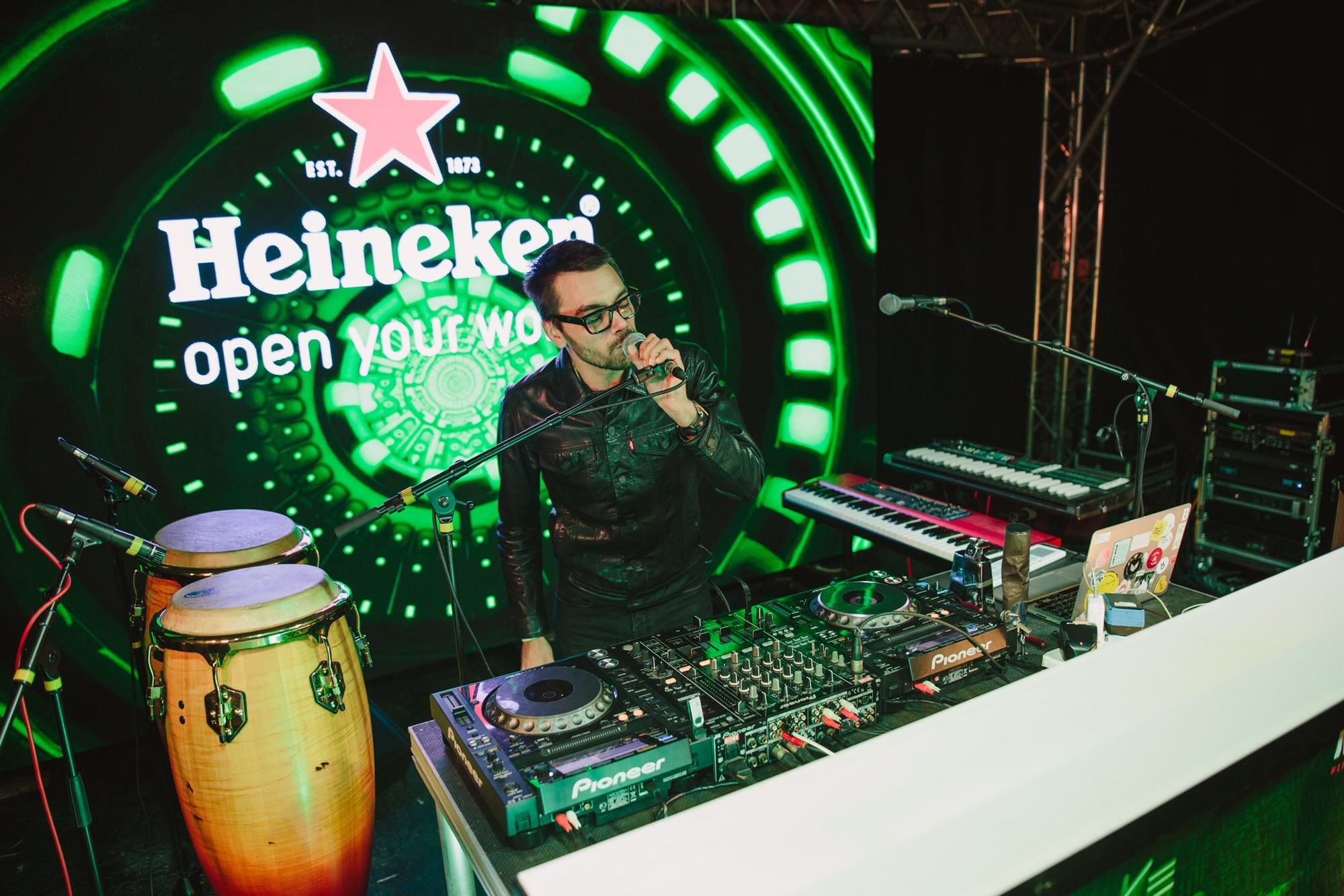 Презентация арт-проекта "Живи Музыкой, Следуй за Звездой" в рамках концепции бренда Heineken #LI