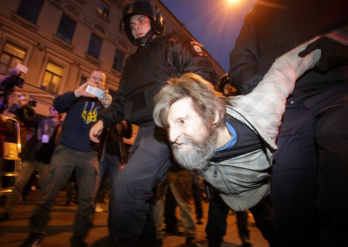 Кількість затриманих у Росії на протестах перевалила за 250 осіб