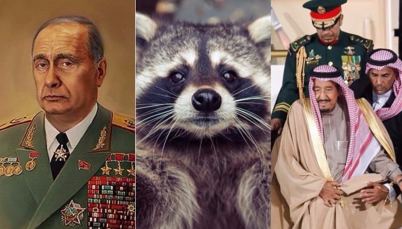 Найсмішніші меми тижня: ювілей Путіна, єноти-хулігани і "розумний" трап саудівського короля Найсмішніші меми тижня: ювілей Путіна, єноти-хулігани і "розумний" трап саудівського короля