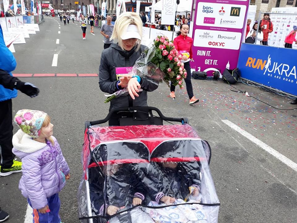 Украинка установила оригинальный рекорд во время марафона в Киеве Украинка установила оригинальный рекорд во время марафона в Киеве