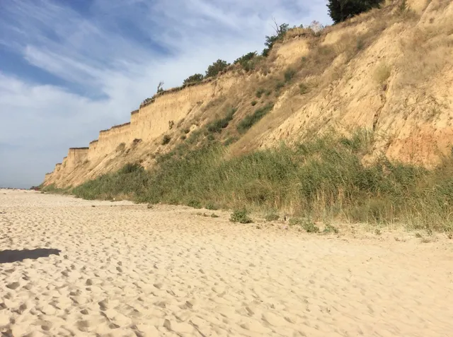 Пляж у селі Курортне Пляж у селі Курортне