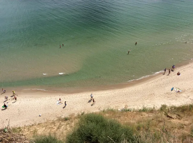 Пляж у селі Курортне Пляж у селі Курортне